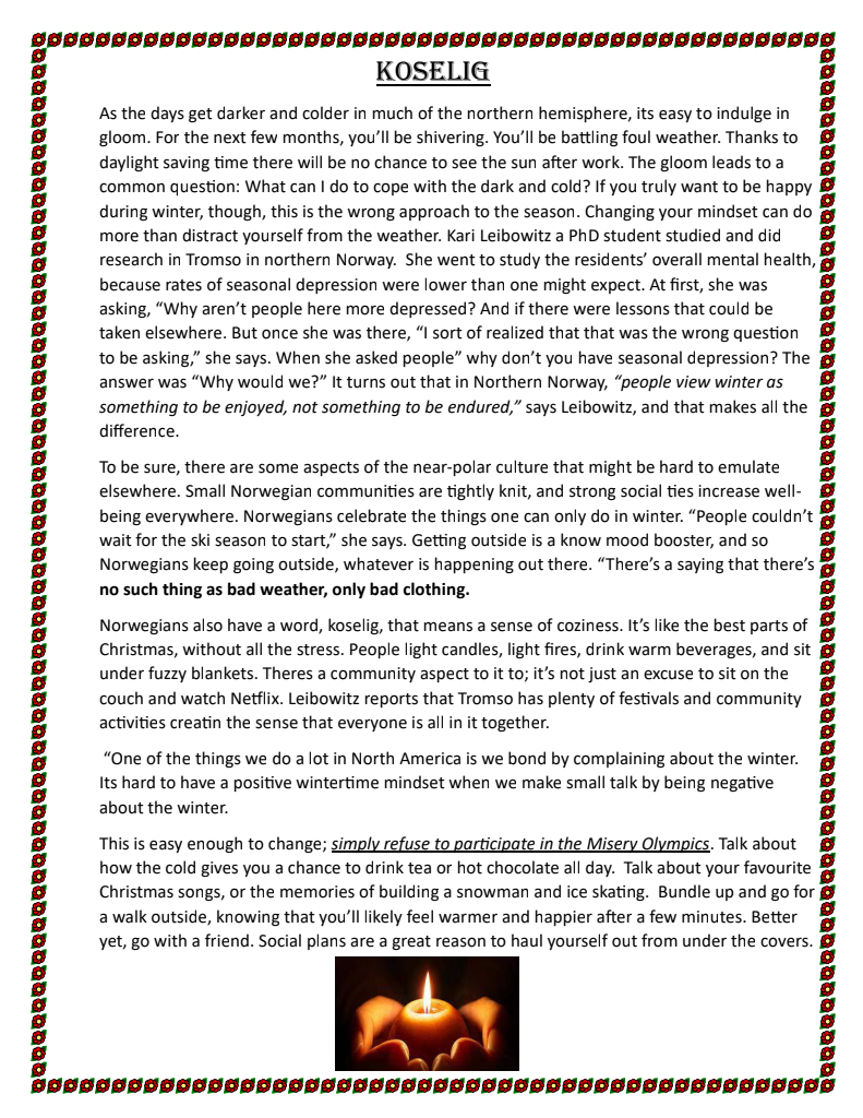 Sherwood House November 2025 Newsletter